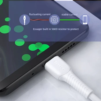 Essager 3A Micro USB Laadimise Kaabel Xiaomi Redmi Samsung Tasuta Liin, Kiire Laadimine Andmed Ülekande Liin, Kiire Laadimine