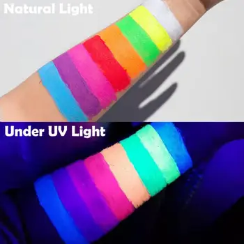 8 Värvi Vesi Vedelik Silmapliiats on Veekindel ja UV-Valguse Pastellid Silmapliiats Neoon Kuma Pimedas kauakestev Liner Silma Meik Kosmeetika