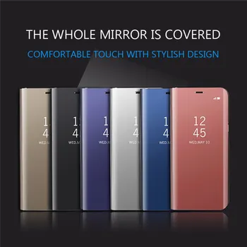 Smart Mirror Klapp Telefoni Puhul Xiaomi Redmi Lisa 9 9S 8 8A 8T 7 7A 4X 6 5 MINGE 5C Pro 10X A1 A2 CC9 9SE 9C 9A Juhul Katta Coque
