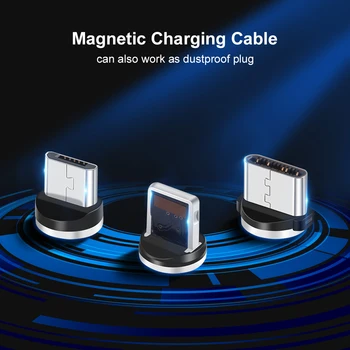 Magnet-Micro-USB-Kaabel iPhone, Samsung Android Kiire Laadimine Magnetiga Laadija USB Type C Kaabel või Mobiiltelefoni Juhe Traat