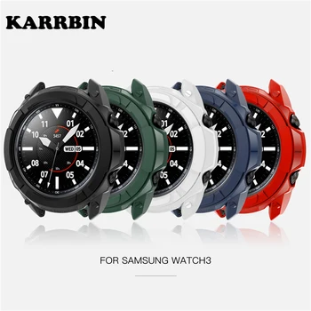 KARRBIN TPÜ Kate Protective Case for Samsung Galaxy Watch3 41mm 45mm Smart Watch Silikoon Anti-drop Protective Case