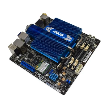 ASUS AT5IONT-I DELUXE Lauaarvuti Emaplaat Intel NM10 ATOM D525 DDR3 4GB 1XPCI-E X1USB2.0 SATA II Mini-ITX Kasutatud Emaplaadi
