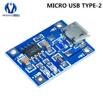 TP4056 Tüüp-c/Micro/Mini USB 5V 1A 18650 Liitiumioon Aku Laadija Mooduli Laadimine Juhatuse Dual Funktsioonidele Li-ion TC4056A TC4056