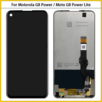 Originaal Motorola Moto G8 Power XT-2041-1 Ekraan Puutetundlik Paneel Andur Digiziter Assamblee Moto G8 Võimsus Lite LCD