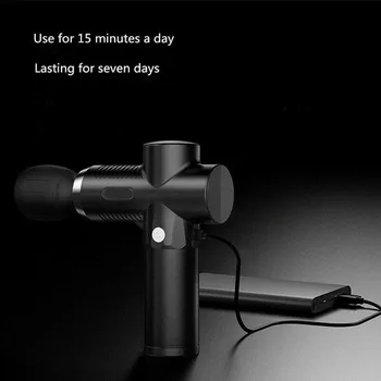 Mini Massaaž Relv, 3 Käiku Sügaval Lihaste Vibratsiooni Leevendust Valu Elektrilised Massager-USB Laetav Salenemisele Kujundamisel Massager