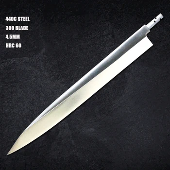 Nuga tühi diy vahend 440C Jaapani koka nuga köök nuga lõhe raw noaga sushi nuga liha lõikamine köögivilja nuga