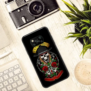 Ansambli Guns N' Roses Telefoni juhul Katta Kere Xiaomi Mi A2 A3 8 9 9T Lisa 10 Se Lite Pro must Bumper Pehme Hoesjes Trend