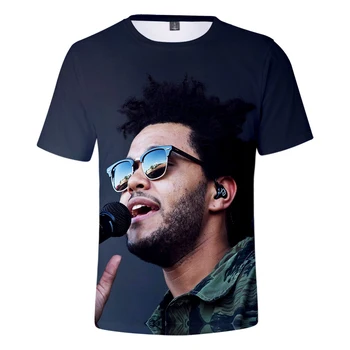 Uus Populaarne 3D Print The Weeknd T-Särk Mugavad Meeste/poiss Suvel The Weeknd T-särk Harajuku Pehme Hot Müük Meeste T-Särk