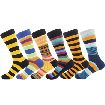 Peonfly Värvikas Klassikaline Triibuline Meeste Uus 2020. aasta Sügis-Talvel Õnnelik Sokid Äri-Harajuku Kammitud Puuvillast Sokken
