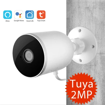 Tuya Smart Wireless Network Väljas Veekindel Kaamera 1080P PTZ rotatsiooni intelligentne IP-Kaamera, HD full värv öise nägemise