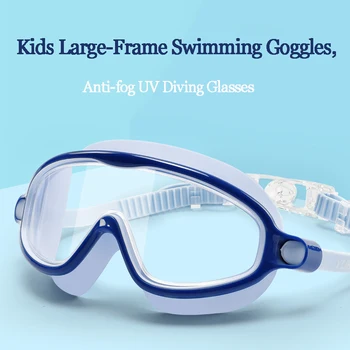 Laste Professionaalne Ujumine Kaitseprillid Veekindel Anti-fog UV-Sukeldumine Prillid, Poisid/Tüdruk Kids Pehmest Silikoonist Veealuse Prillid