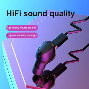 55mAh 1tk M8-Bluetooth-5.0+EDR Traadita In-ear Mini Kõrvaklapid Sport Earbud Telefoni HEP/HSP/A2D/AVRCP Traadita Kõrvaklapid