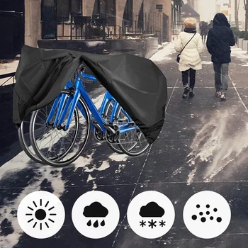 Bike Kaas 2 või 3 Jalgratast Väljas Veekindel Jalgratta Hõlmab Vihma ja Päikese UV-Tolmu, Tuule Tõend koos Luku Auk Bike
