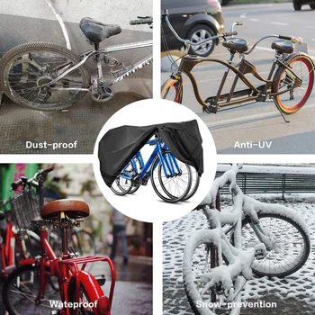 Bike Kaas 2 või 3 Jalgratast Väljas Veekindel Jalgratta Hõlmab Vihma ja Päikese UV-Tolmu, Tuule Tõend koos Luku Auk Bike