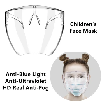 Lapsed Nägu Kaitsev Mask näomask Lastele Näo Katta Selge HD Tõeline Anti-fog Kaitsvat näomaski Eriala Vahendid