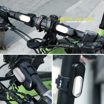LED jalgratta valgus 5 režiimid punane ja sinine MTB jalgratas saba kerge ohutuse seljakott, kiiver kerge veekindel laadimine USB-seadmed