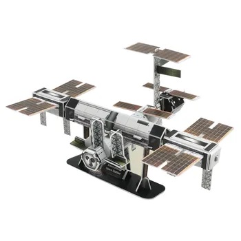 Ruumi Satelliit Pusle päikesesüsteemi Mudel Puzzle Kingitus 3d-kolmemõõtmeline Puzzle Paber Mudel Huvitav Uus Mänguasi 2021 Jouet