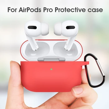 Kõrvaklappide Puhul Apple Airpods Pro Juhul Silikoon Kate Apple Õhu Kaunad Pro 3 Kõrvaklapid Earpods Earbuds Konks Laadimise Kasti