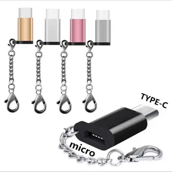 Kaasaskantav Võtmehoidja USB-Kaabel C-Tüüpi Adapter Micro-USB OTG Naissoost C-Tüüpi Mees-Converter-Adapter-USB-C Huawei Xiao Mi