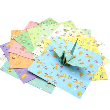 72pcs 15CM Muster Kodu Origami Paber Lapsed DIY Käsitöö Paber Kahepoolne Loovust Lapsed Origami Uus Aasta Xmas Kingitused