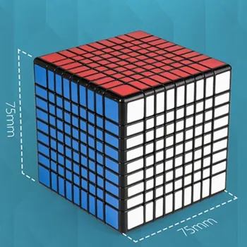Moyu Cubing Klassiruumis moyu 9x9 stickerelss Speed Cube Mofang Jiaoshi Meilong 9x9 Magic Cube (MF9 Update Versioon)
