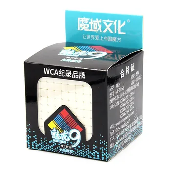 Moyu Cubing Klassiruumis moyu 9x9 stickerelss Speed Cube Mofang Jiaoshi Meilong 9x9 Magic Cube (MF9 Update Versioon)