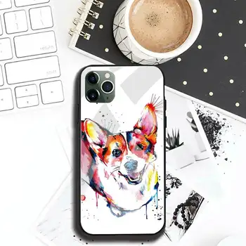 Prantsuse buldog koer Telefoni Juhul Karastatud Klaas iPhone 12 pro max mini 11 Pro XR, XS MAX 8 X 7 6S 6 Plus SE 2020. aasta otsus kohtuasjas