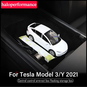 Uus Storage Box Tesla Model 3 2021 Tarvikud Kesk-Taga Storage Box Model Y Korraldaja Center Console ABS