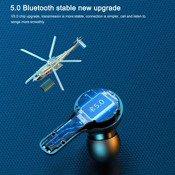 Bluetooth-5.0 TWS Kõrvaklapid Juhtmeta Bluetooth Kõrvaklappide Veekindel Müra Tühistamine Earbuds Koos Mic Xiaomi OPPO Huawei