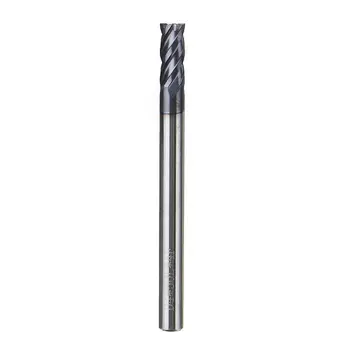 4mm Volfram Terase Karbiidiga Kaetud 4-Flute End Mill CNC Milling Cutter Drill Bit
