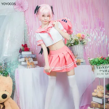 YOYOCOS FGO Astolfo Cosplay Saatus Grand, Et Mäng Parukas Crossdresser Sexy Sailor Suit kostüüm Cartoon Catsuit Karneval Hulgimüük
