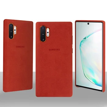 Telefon Case for Samsung Galaxy Note10 Note10 Pluss Luksus Originaal Ametlik Tõeline Telefon Juhtudel on Paigaldatud Kaitsekile Juhul