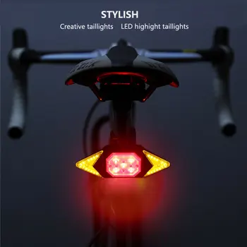 Jalgratta Saba Valgus, mis Omakorda Signaale Ultra Bright USB Laetav Jalgratta Tagumine Hoiatus Flasher Luz Bicicleta Luce Posteriore Bici