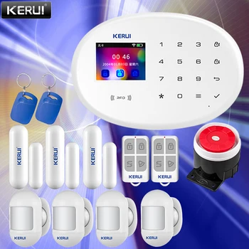 Smart Home Alarm Süsteem KERUI Ohutuse Kaitse Seadmed APP pult Juhtmevaba GSM häiresüsteem Eas Kit Home Security Kit