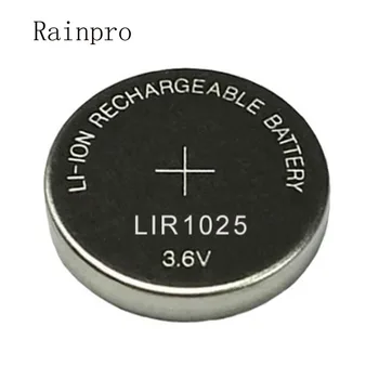 2TK LIR1025 laetav nööpelement 3,6 V laetav aku võib asendada 3V CR1025 liitium aku