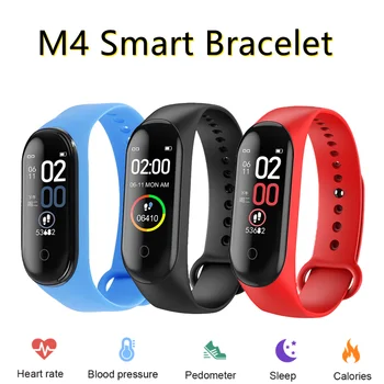 M4 Smart Watch Band Fitness Mehed Naised Smartwatch Vererõhk Pulsikella Fitness Sport Käevõru Vaadata Xiaomi