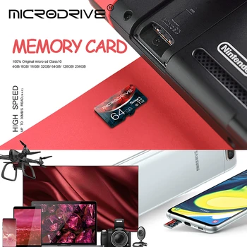 Kõrge kvaliteediga carte sd micro sd card 8GB 16GB pendrive Cartao de memoria 32GB 64GB 128GB micro sd Mälukaardi 256G kingitus adapter