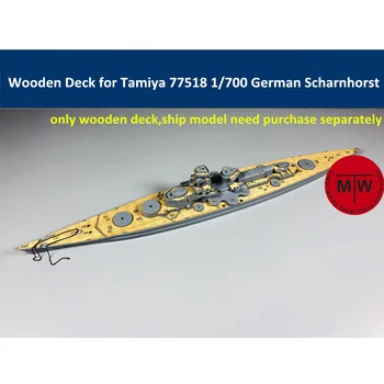 1/700 Skaala Puidust Tekile Tamiya 77518 saksa Battlecruiser Scharnhorst Mudel CY700025