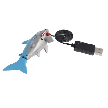 OCDAY Mini RC Allveelaeva, 4 AHELS Remote Väikesed Haid koos USB Kaugjuhtimispult Mänguasi Uus Kala Paadi Parimad Jõulud Kingitus Lastele Lapsed