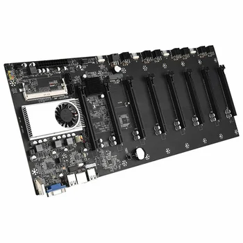 BTC-T37 Kaevandaja Emaplaadi CPU valida 8 videokaardi Pesa DDR3 Mälu, Integreeritud VGA Liides, Madal voolutarve BTC 37 Kaevandamine
