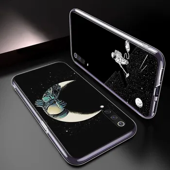 Astronaut Ruumi Kuu Pehme TPU Silikoon Kate Xiaomi Mi Lisa 11 10T 10 9 9T SE 8 Pro Lite Ultra 5G Telefoni Puhul