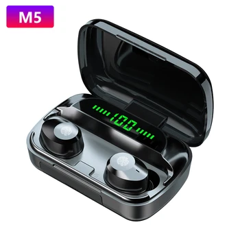 Alatour M5 Juhtmeta Kõrvaklapid 20000mAh power bank 5.0 Bluetooth Kõrvaklapid Sport LED digitaalne näidik-Peakomplekti Laadimine box