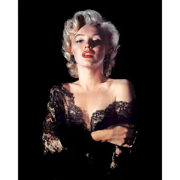 Marilyn Monroe Joonis Jewel Risti Õmblema Seksikas Naine Embroidern Diamond Kunsti Maali Täiskasvanute Diy Paint Kunst ja Käsitöö Komplekt