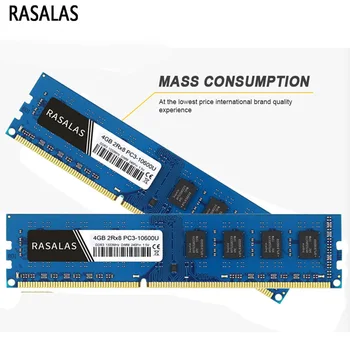 Rasalas Mälu RAM DDR3 DDR3L 4G 8G 2G Desktop 1.35 V 1,5 V 8500s 10600s 12800s 1066 1600 1333MHz DIMM 240PIN Memoria RAM PC