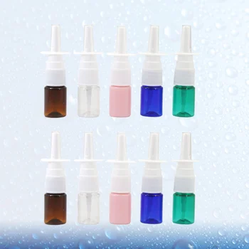 10tk 5ml Nina Pihusti Korduvtäidetavaid Tühi Spray Pudelit PET Pudel Meik Vedelik Subpackaging Pudel (Random Värvi)