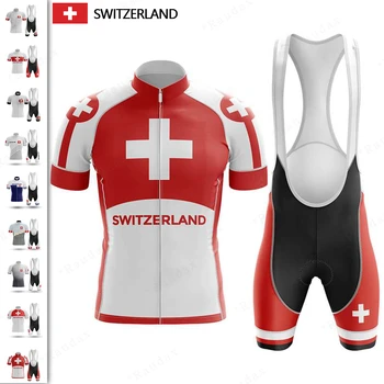 AHELS Jalgrattasõit Riided 2021 Šveits Kohandatud Ropa Ciclismo Hombre Jalgrattasõit sobiks Cycling Set Mtb Ratas Uniforme Maillot Ciclismo