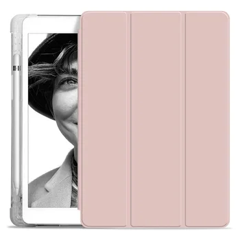Tri-Fold Tahvelarvutite puhul on iPad Pro 11 12.9 Juhul 2020. Aasta Aruka magnet Ultra Õhuke Kate Selge Tagasi iPad Pro 11/9.7 Seista Funda