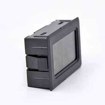 ChanFong Mini Must Digitaalne LCD ekraaniga Temperatuuri ja Õhuniiskuse Mõõtja Sise-Tuba Termomeeter Hygrometer Temperatuuri Andur Niiskus