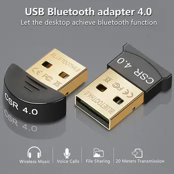 USB Bluetooth 4.0 Adapter, Saatja-Vastuvõtja Audio Bluetooth Dongle Wireless USB Adapter Arvuti ARVUTI Sülearvuti Hiir Uusim