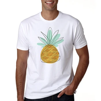2020. aasta Suvel Ananassi T-Särk Meestele Cute Cartoon T-särk O-Kaeluse, Lühikeste Varrukate Ananassi Tshirt Mees Lahe Tops Tees